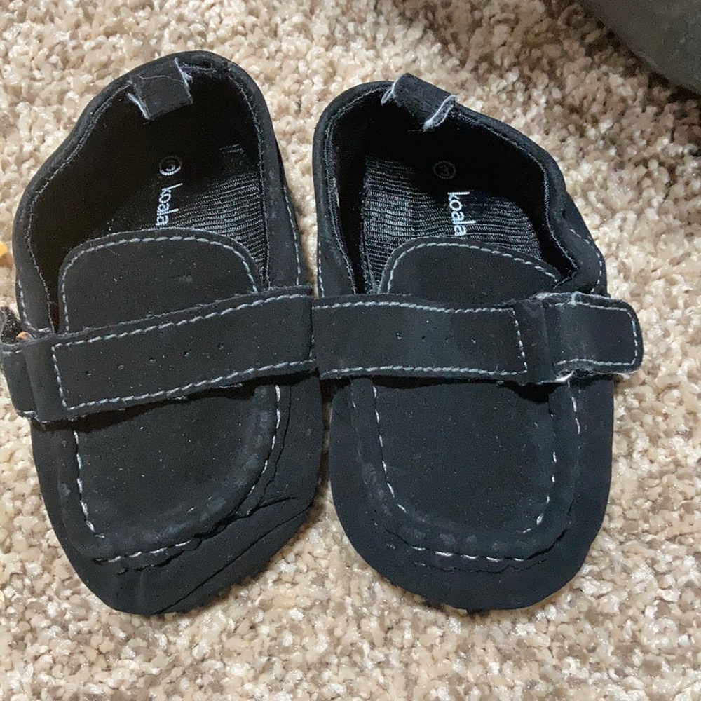 Baby boy black shoes lotA 92a